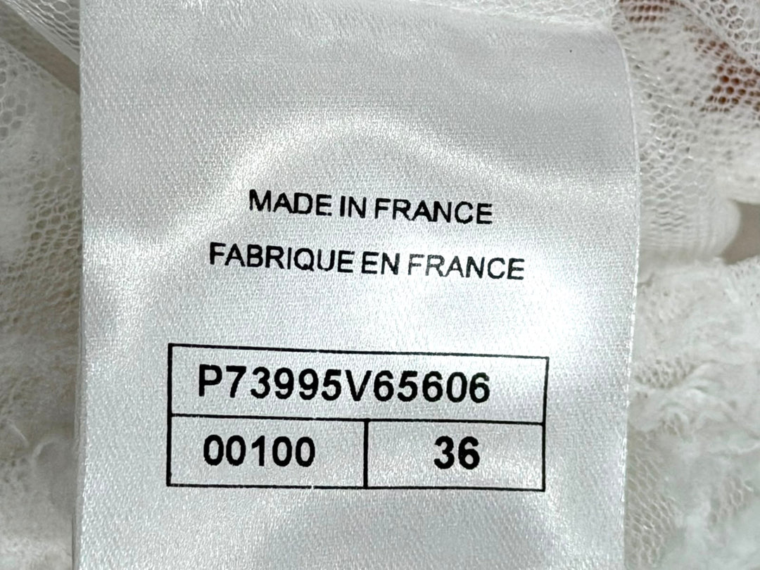CHANEL EMBROIDERED SEQUIN BLUOSE