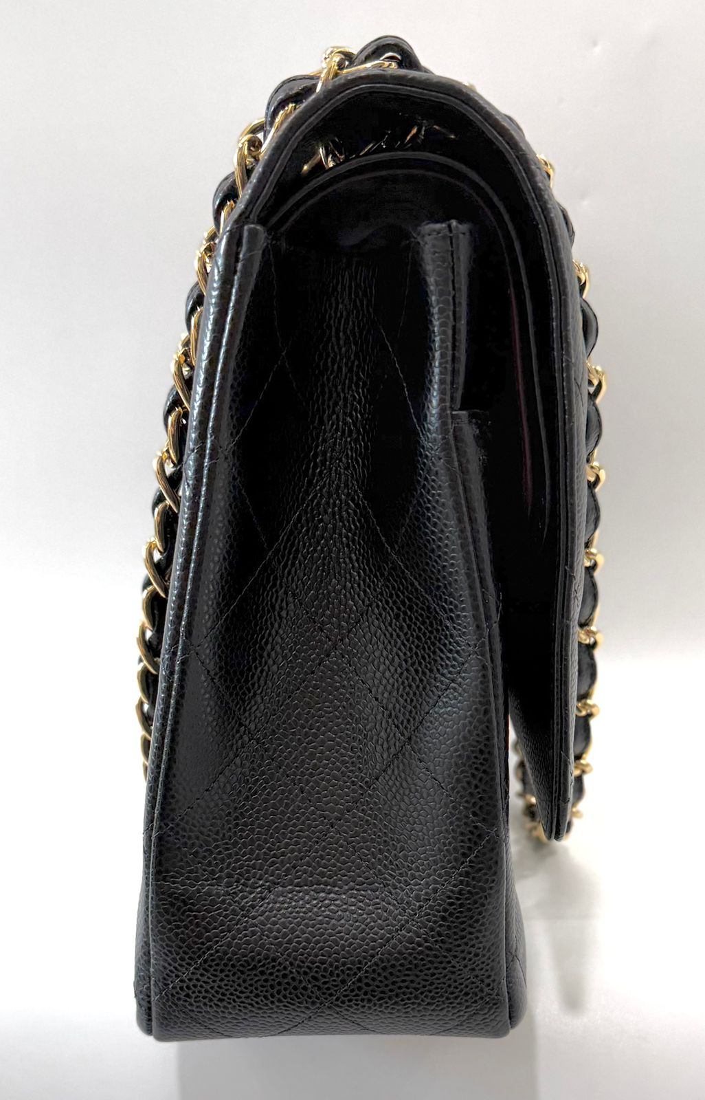 CHANEL CAVIAR QUILTED MAXI DOUBLE FLAP BAG