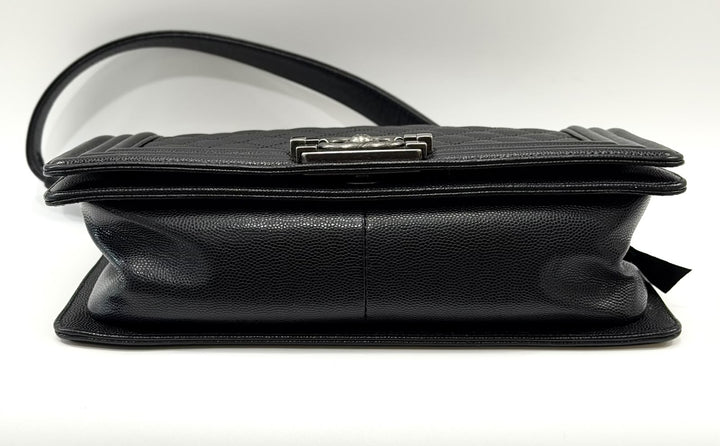 CHANEL MEDIUM CAVIAR QUILTED BOY BAG