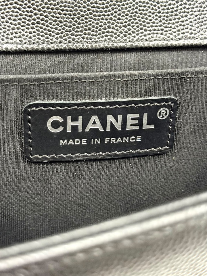 CHANEL MEDIUM CAVIAR QUILTED BOY BAG