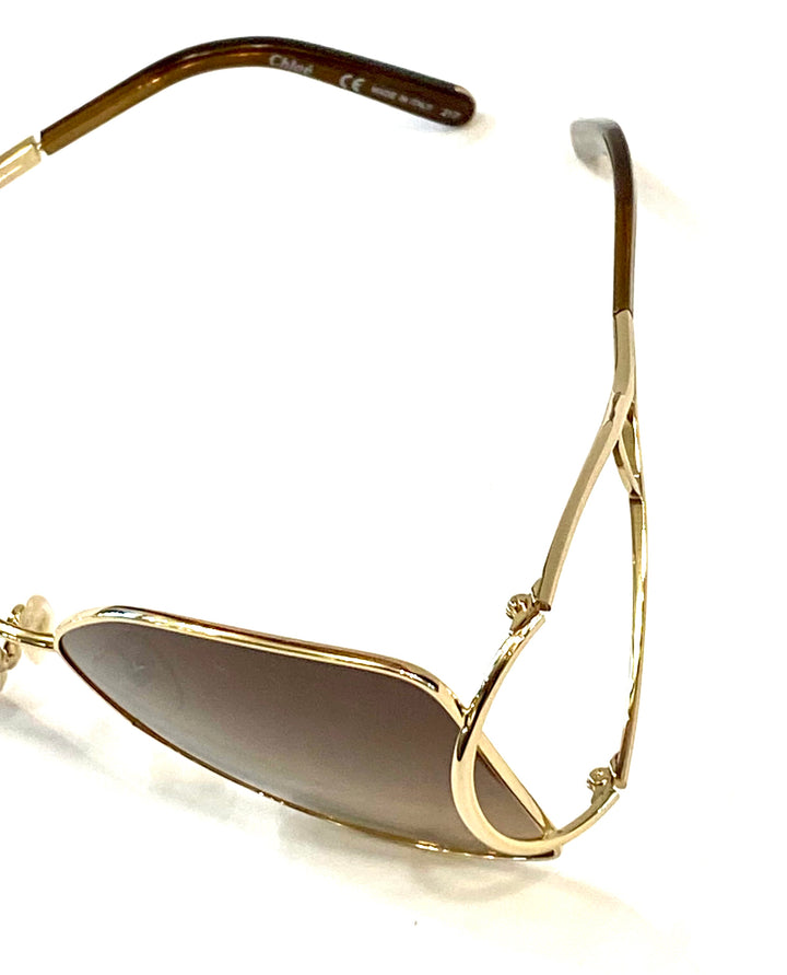 CHLOÉ JACKSON OVERSIZED SQUARE SUNGLASSES