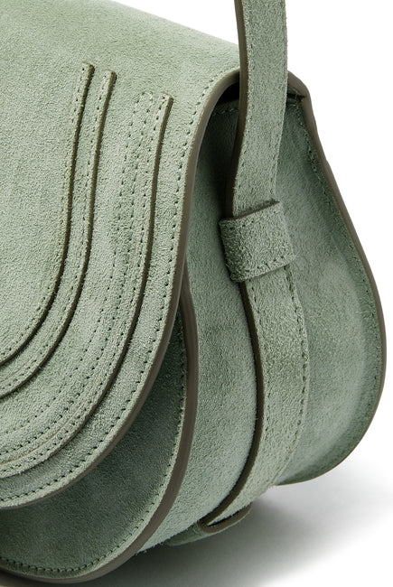 CHLOÉ SMALL MARCIE SUEDE CROSSBODY BAG