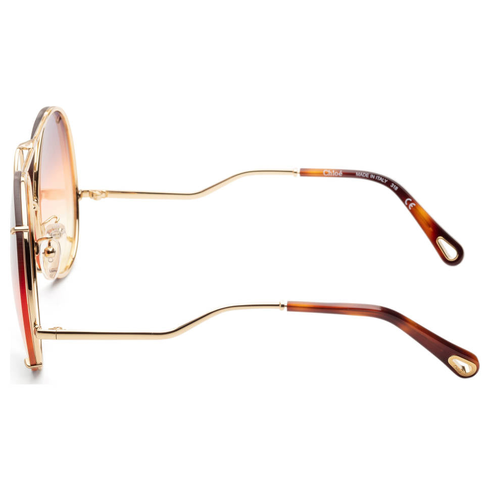 CHLOÉ VICKY INTERCHANGEABLE LENSES AVIATOR SUNGLASSES