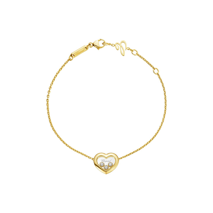 CHOPARD 18K GOLD HAPPY HEART DIAMONDS BRACELET