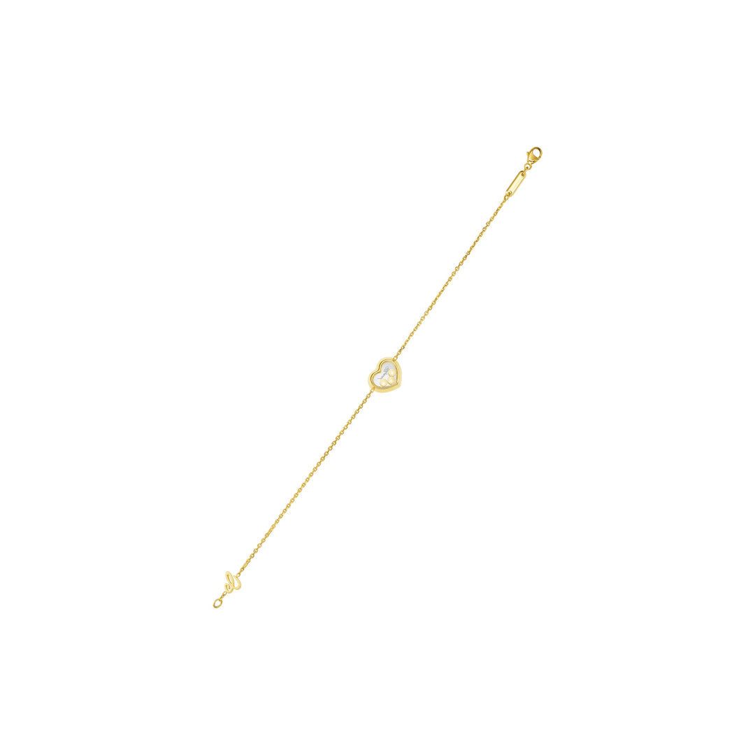 CHOPARD 18K GOLD HAPPY HEART DIAMONDS BRACELET