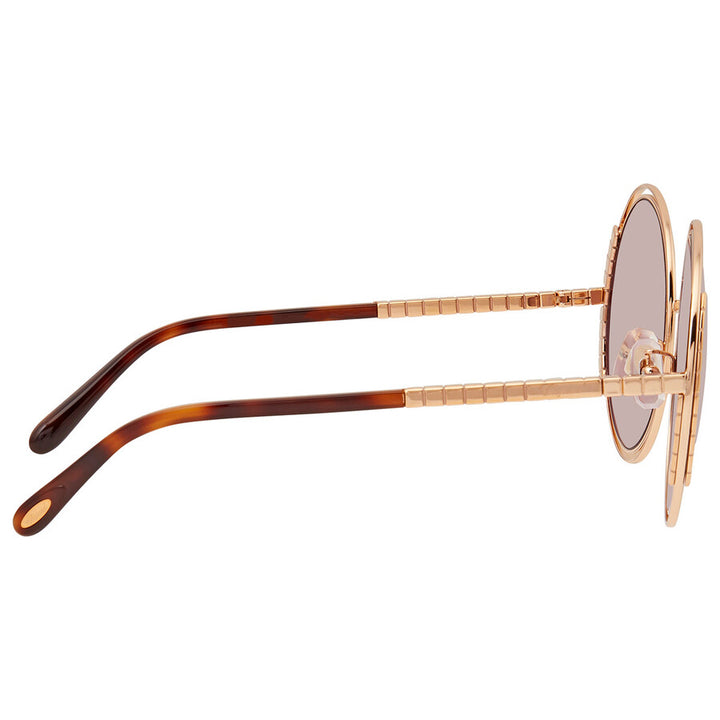 CHOPARD ROSE GOLD TONE ROUND SUNGLASSES