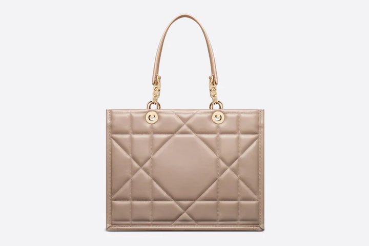 CHRISTIAN DIOR MEDIUM DIOR CALFSKIN LEATHER ESSENTIAL TOTE BAG