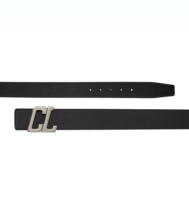 CHRISTIAN LOUBOUTIN HAPPY RUI CL BUCKLE CALFSKIN REVERSIBLE BELT