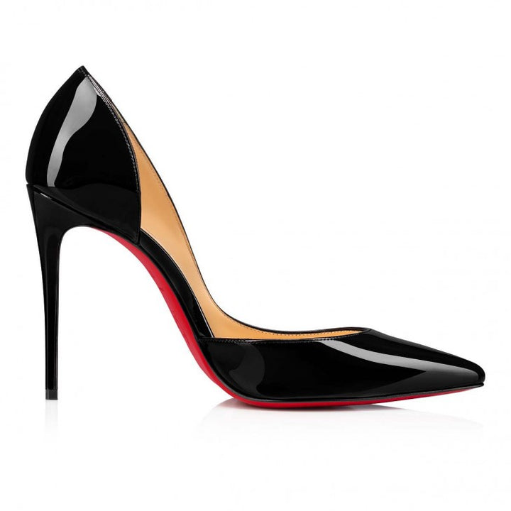 CHRISTIAN LOUBOUTIN IRIZA PATENT CALF LEATHER PUMPS