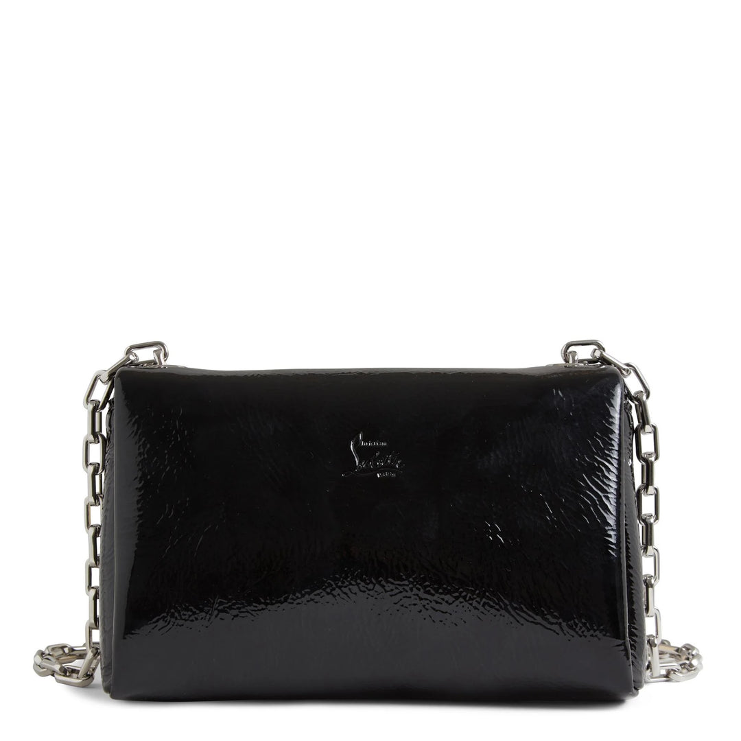 CHRISTIAN LOUBOUTIN LOUBI54 SOFT PATENT LEATHER CROSSBODY