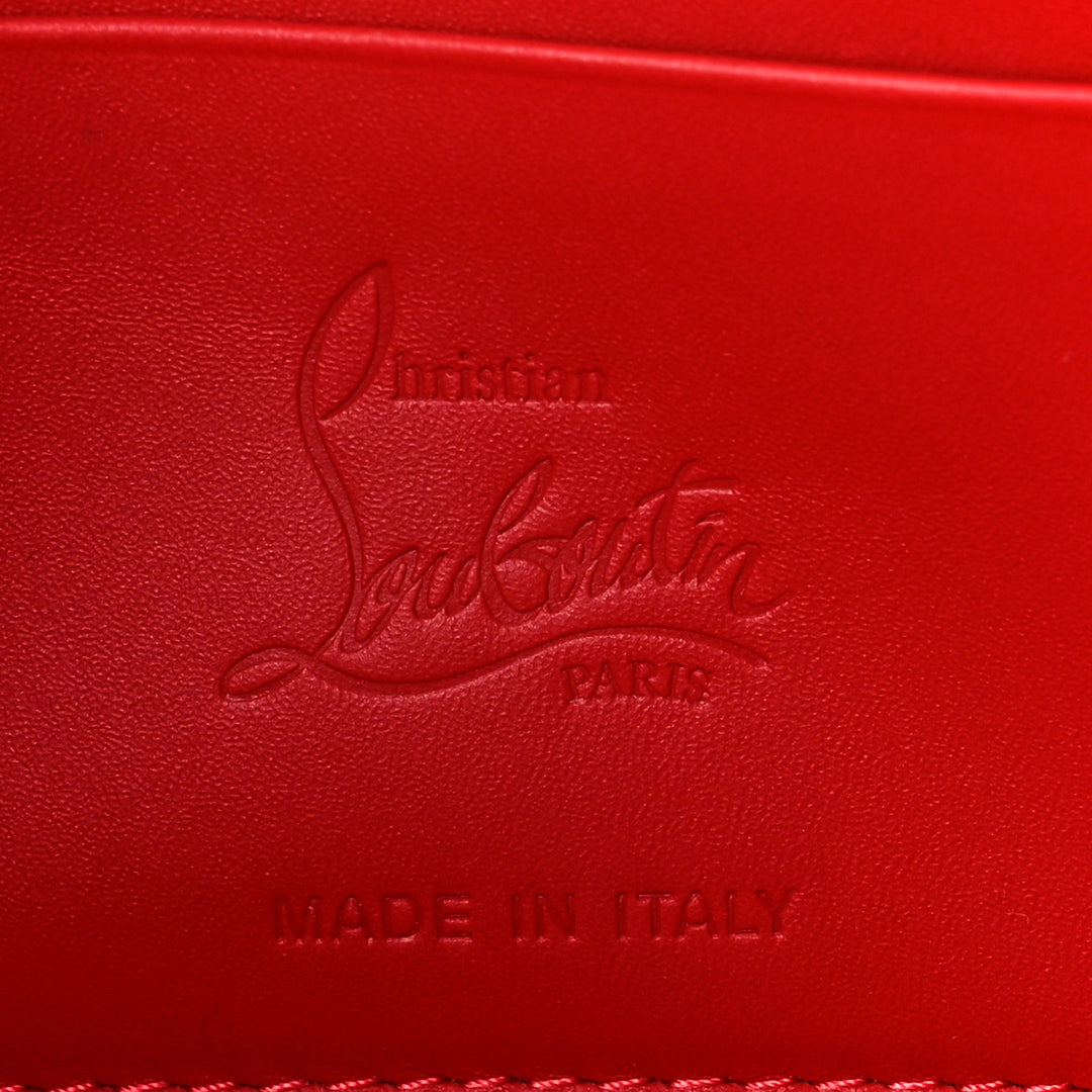 CHRISTIAN LOUBOUTIN LOUBILA HYBRID LEATHER CROSSBODY BAG