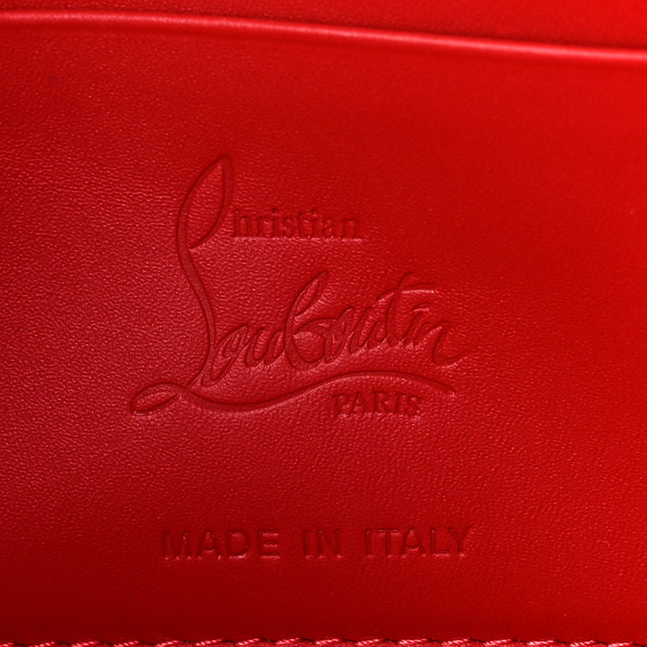 CHRISTIAN LOUBOUTIN LOUBILA HYBRID LEATHER CROSSBODY BAG
