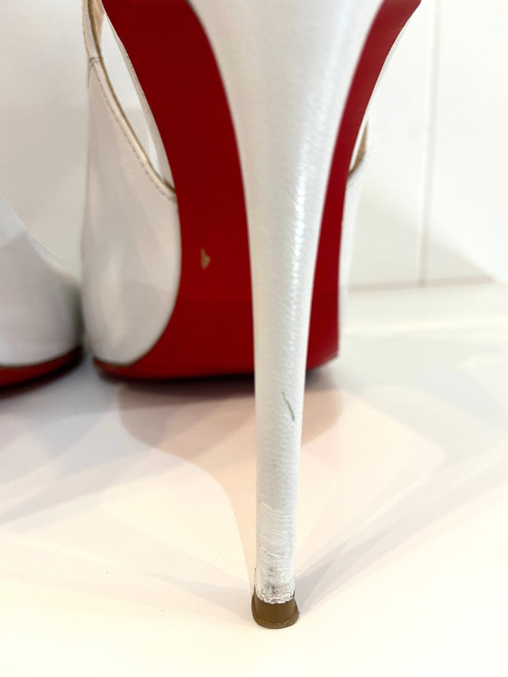 CHRISTIAN LOUBOUTIN MASCARA LEATHER PUMPS