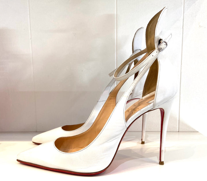 CHRISTIAN LOUBOUTIN MASCARA LEATHER PUMPS