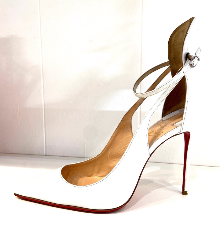CHRISTIAN LOUBOUTIN MASCARA LEATHER PUMPS
