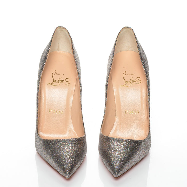CHRISTIAN LOUBOUTIN PIGALLE FOLLIES 100 GLITTER MINI DEGRADE PUMPS