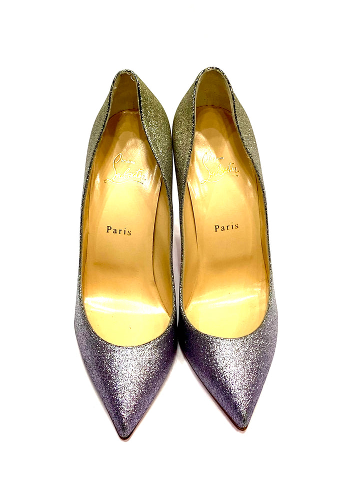 クリスチャンルブタン PIGALLE FOLLIES 100 glitter CHRISTIAN LOUBOUTIN PIGALLE FOLLIES 100 GLITTER MINI DEGRADE