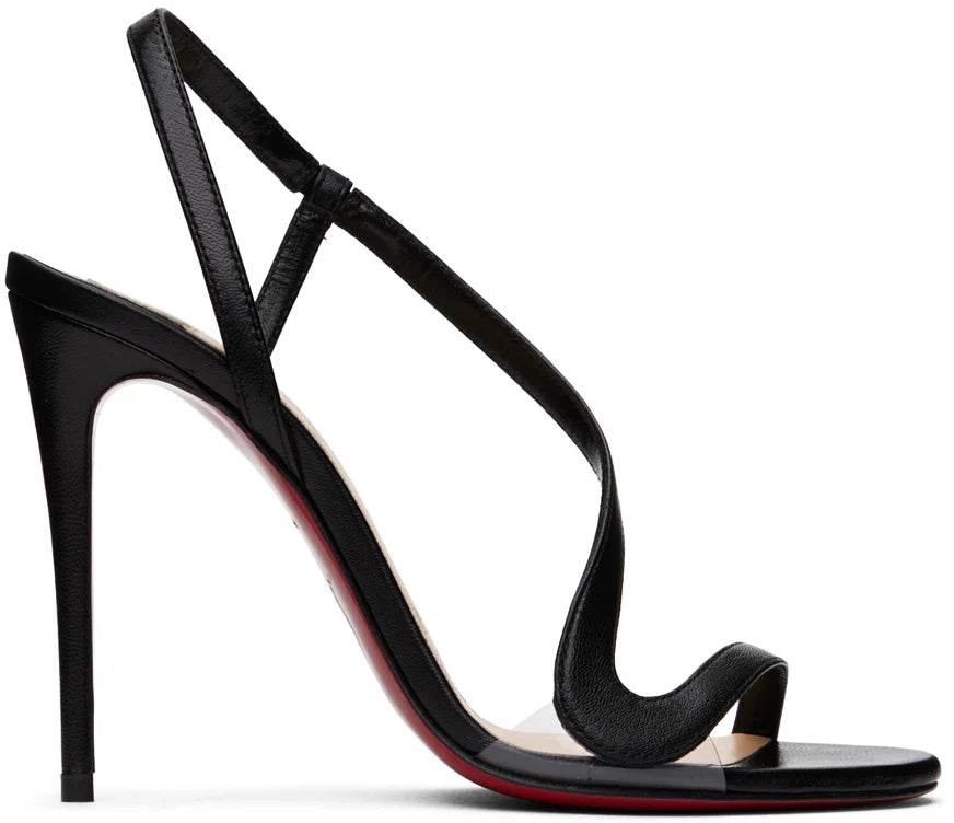 CHRISTIAN LOUBOUTIN ROSALIE 100 LEATHER SANDALS