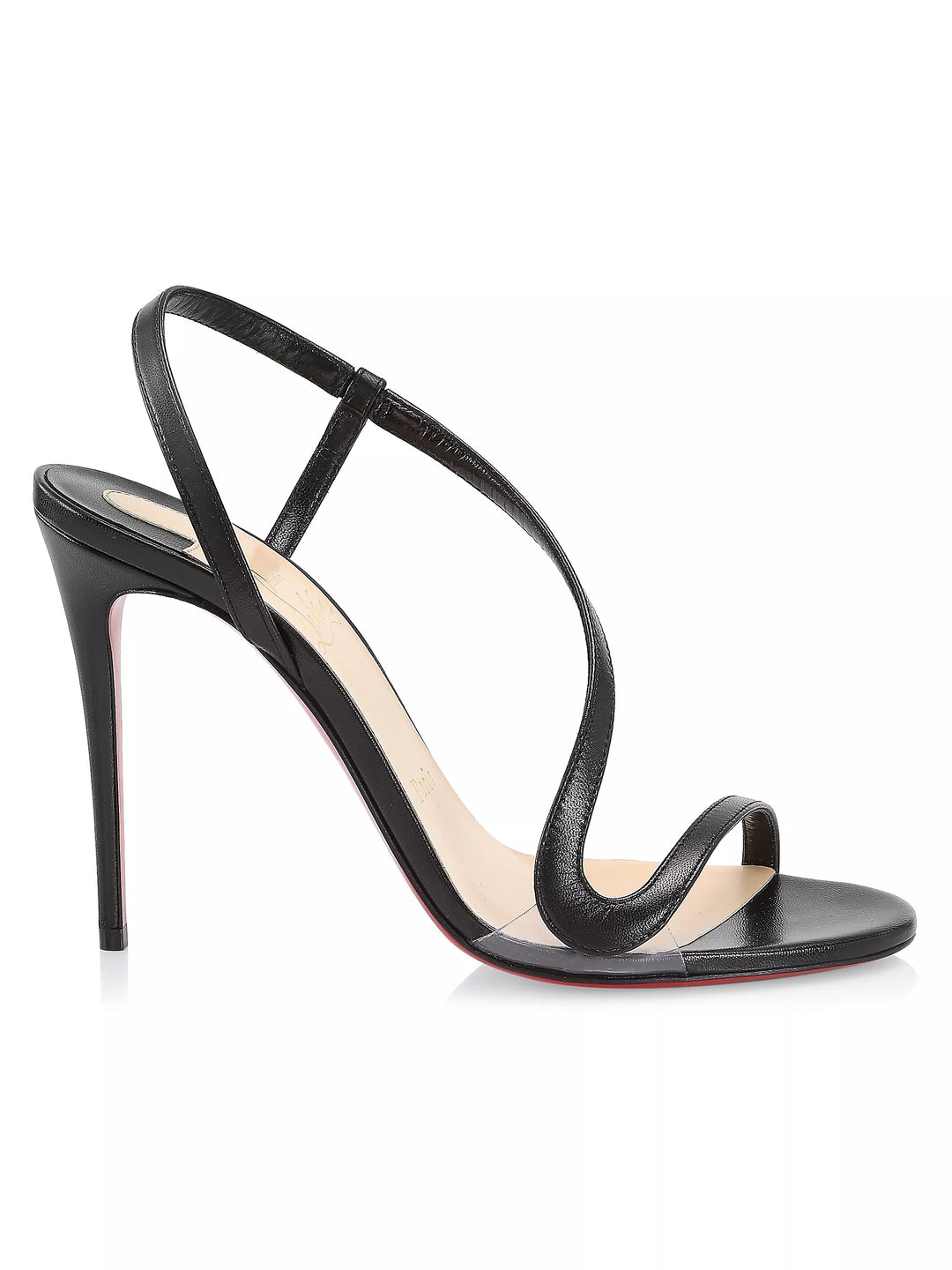 CHRISTIAN LOUBOUTIN ROSALIE 100 LEATHER SANDALS
