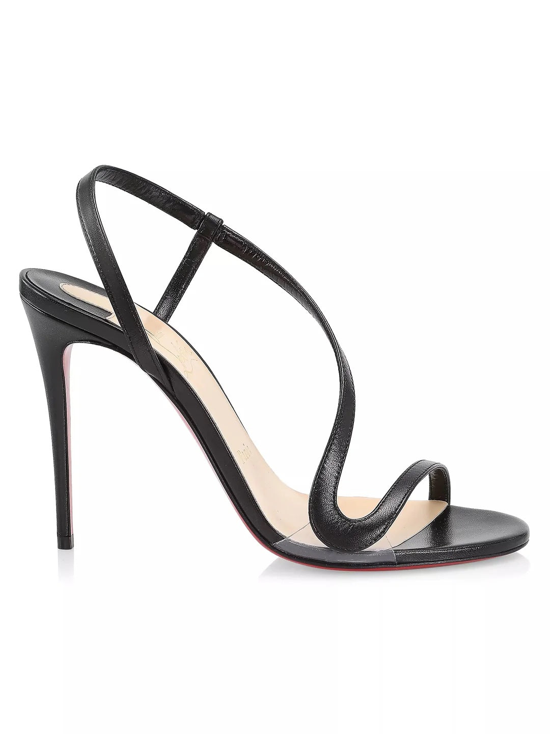 CHRISTIAN LOUBOUTIN ROSALIE 100 LEATHER SANDALS