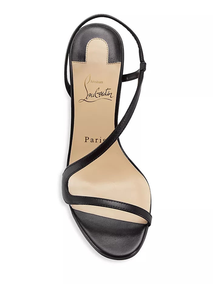 CHRISTIAN LOUBOUTIN ROSALIE 100 LEATHER SANDALS