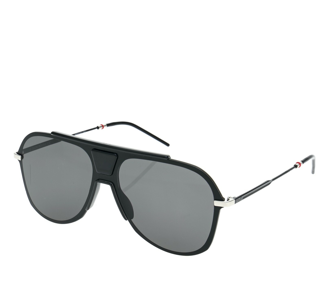 CHRISTIAN DIOR 0224S BLACK PILOT SUNGLASSES