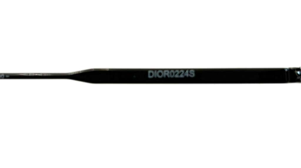 CHRISTIAN DIOR 0224S BLACK PILOT SUNGLASSES