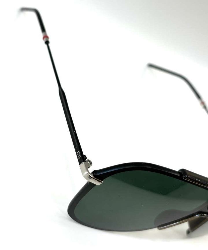 CHRISTIAN DIOR 0224S BLACK PILOT SUNGLASSES