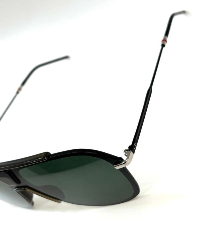 CHRISTIAN DIOR 0224S BLACK PILOT SUNGLASSES