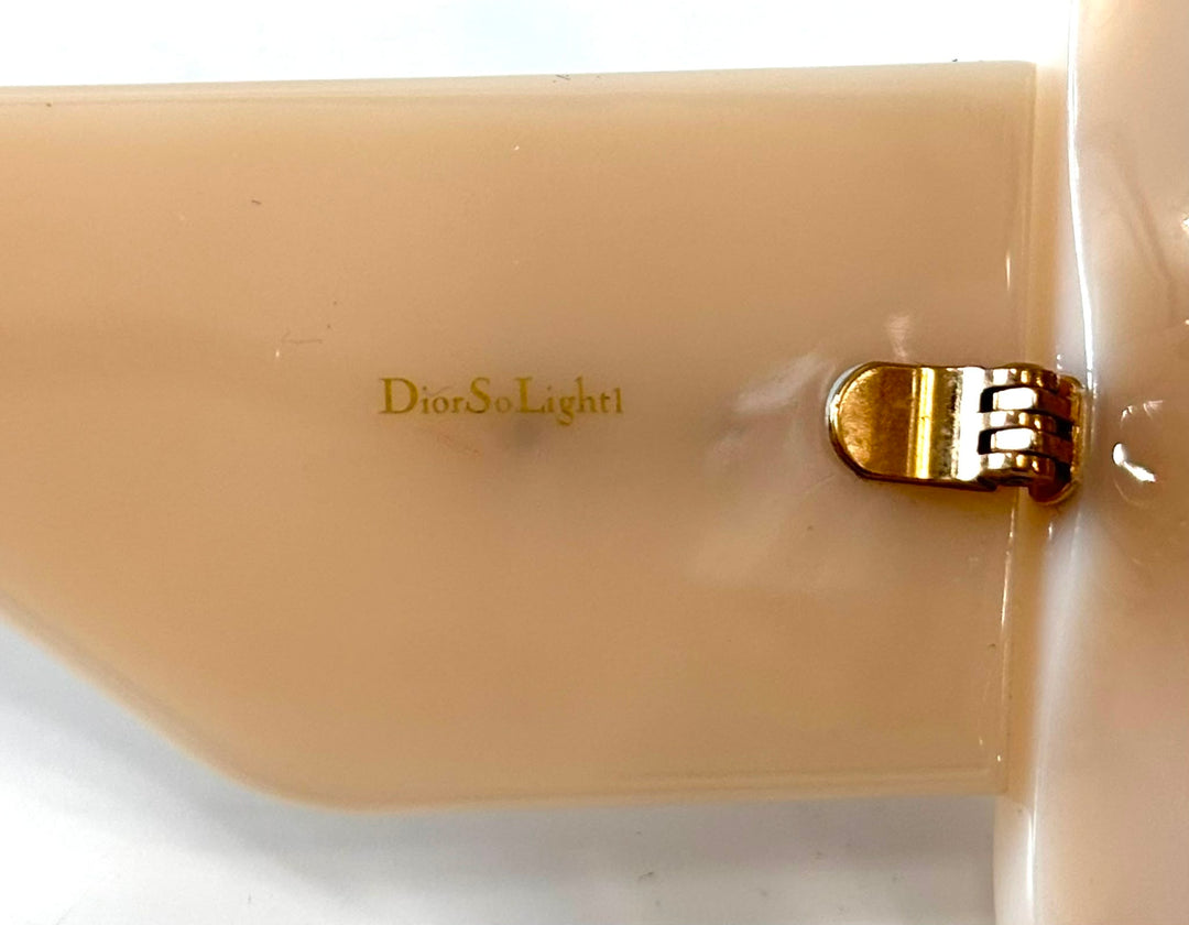 CHRISTIAN DIOR ACETATE DIORSO LIGHT 1 SHIELD SUNGLASSES