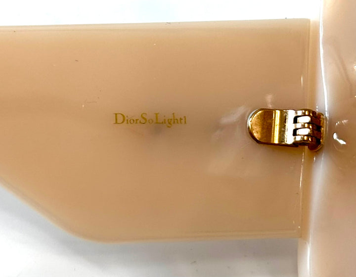 CHRISTIAN DIOR ACETATE DIORSO LIGHT 1 SHIELD SUNGLASSES