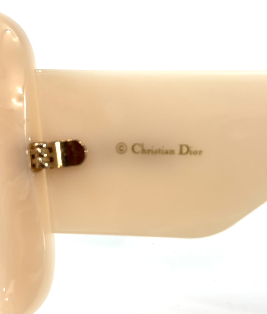CHRISTIAN DIOR ACETATE DIORSO LIGHT 1 SHIELD SUNGLASSES