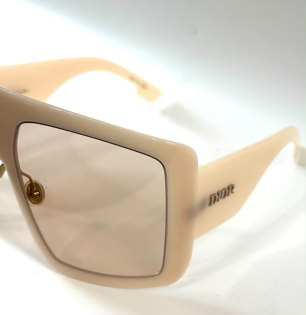CHRISTIAN DIOR ACETATE DIORSO LIGHT 1 SHIELD SUNGLASSES