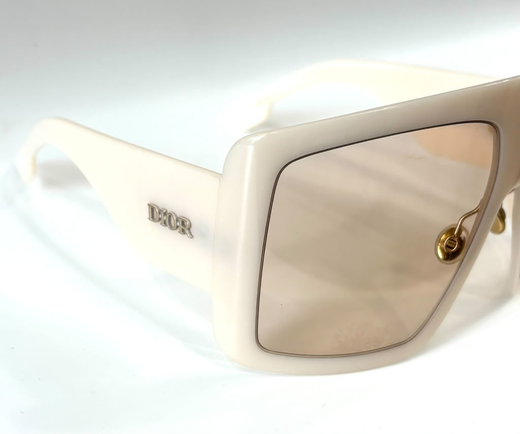 CHRISTIAN DIOR ACETATE DIORSO LIGHT 1 SHIELD SUNGLASSES