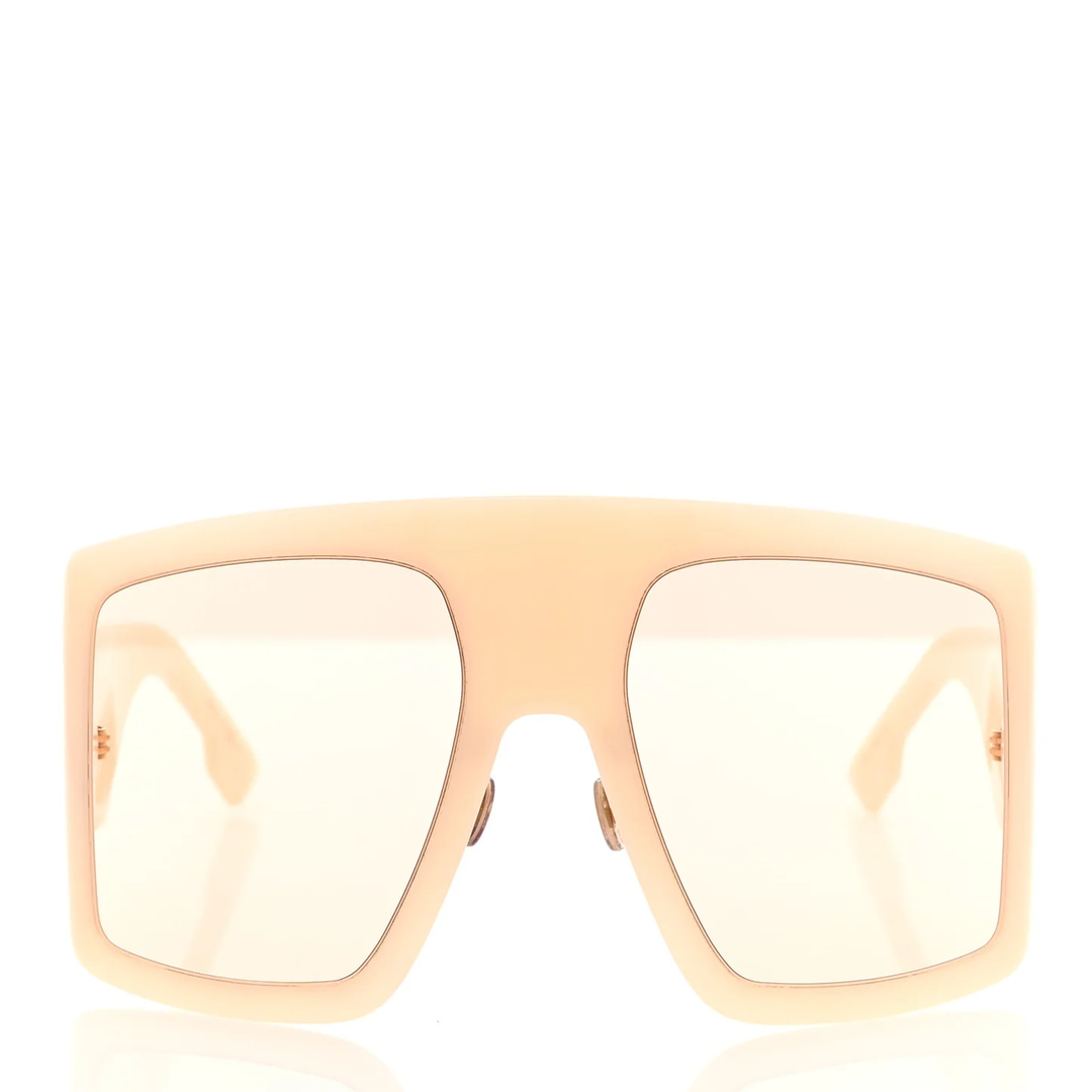 CHRISTIAN DIOR ACETATE DIORSO LIGHT 1 SHIELD SUNGLASSES