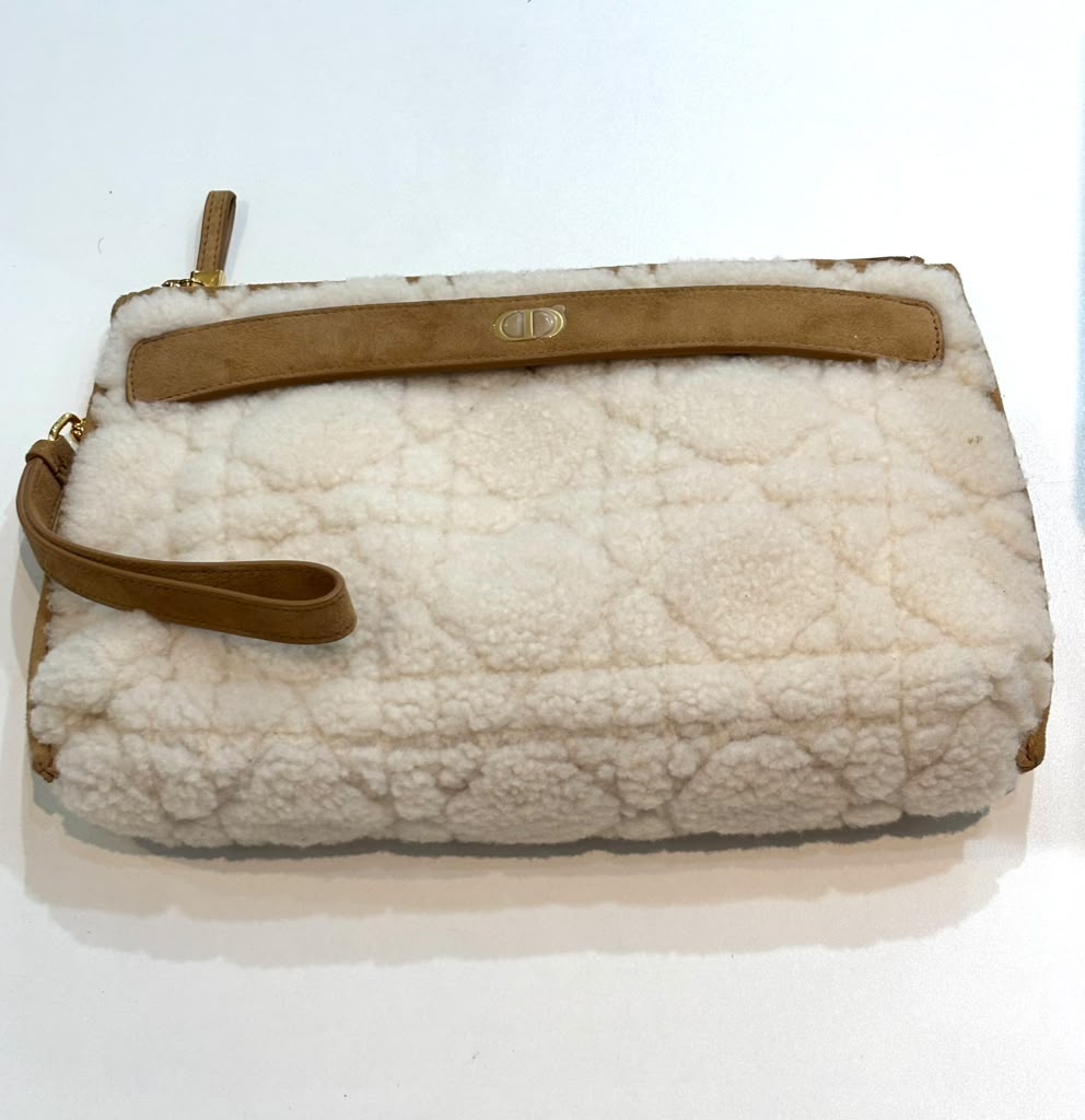 CHRISTIAN DIOR CARO LARGE D-EVERY POUCH WRISTLET