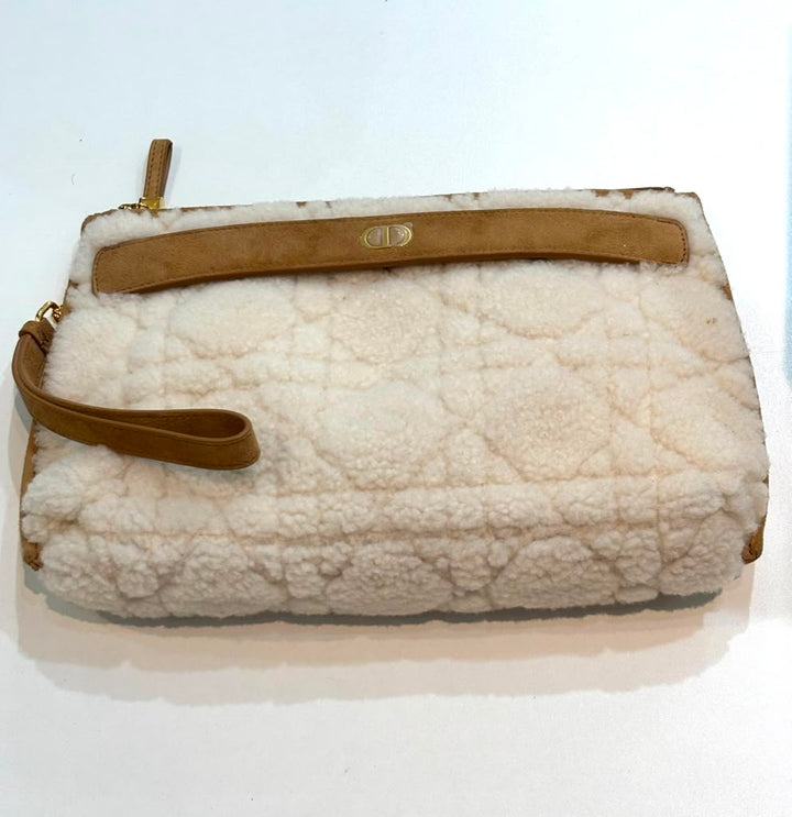 CHRISTIAN DIOR CARO LARGE D-EVERY POUCH WRISTLET