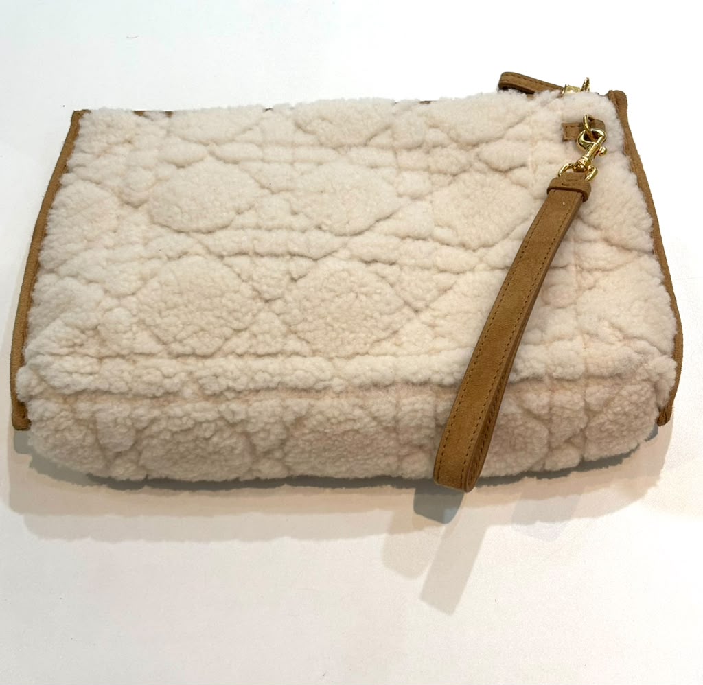 CHRISTIAN DIOR CARO LARGE D-EVERY POUCH WRISTLET