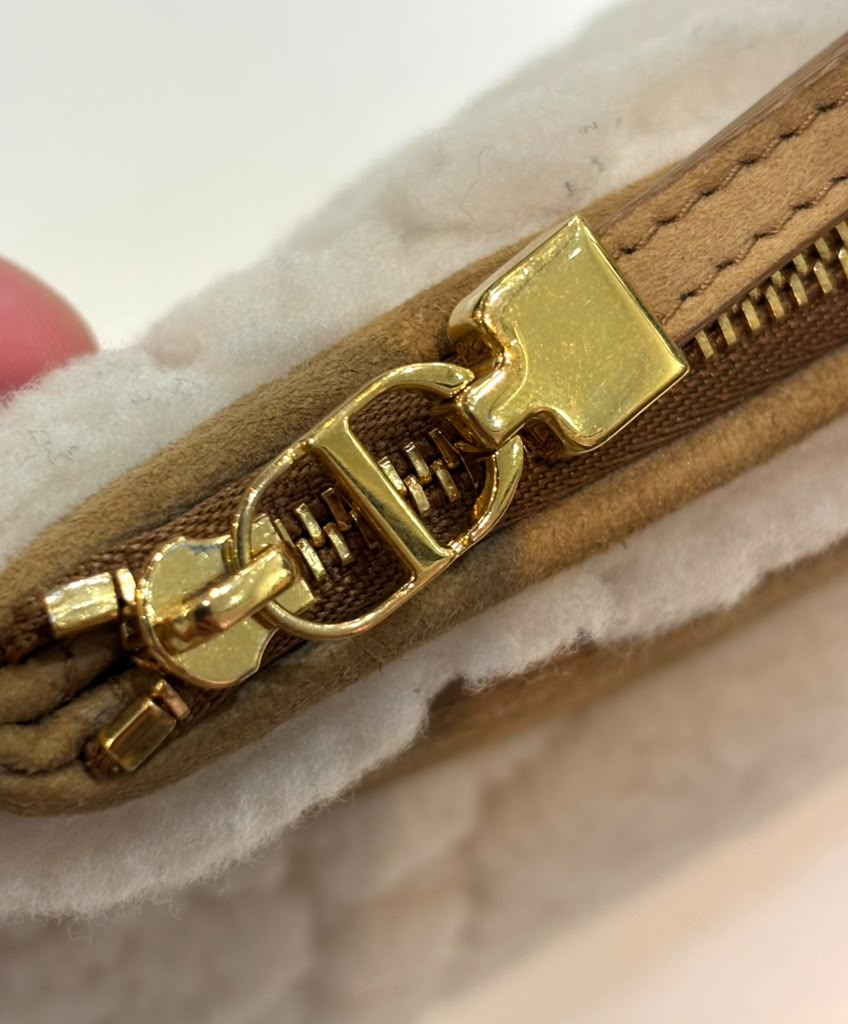 CHRISTIAN DIOR CARO LARGE D-EVERY POUCH WRISTLET