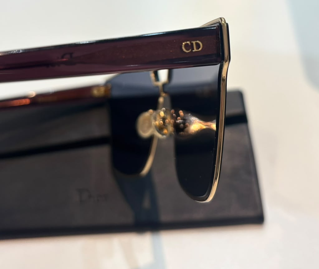 CHRISTIAN DIOR DIORIZON1 MIRRORED SHIELD SUNGLASSES