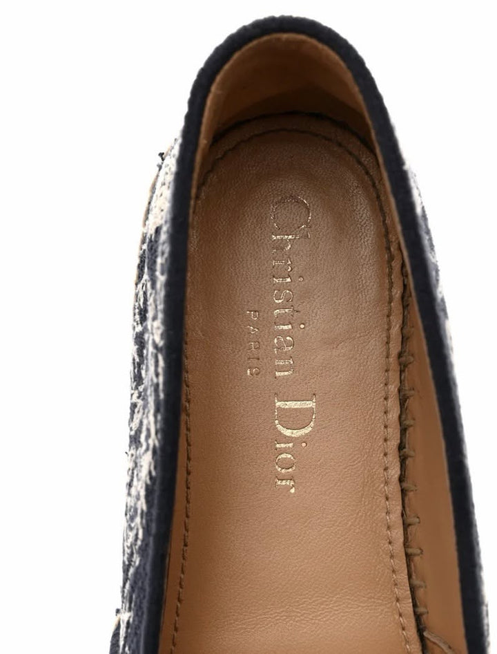 DIOR OBLIQUE EMBROIDERED TOILE DE JOUY GRANVILLE ESPADRILLES