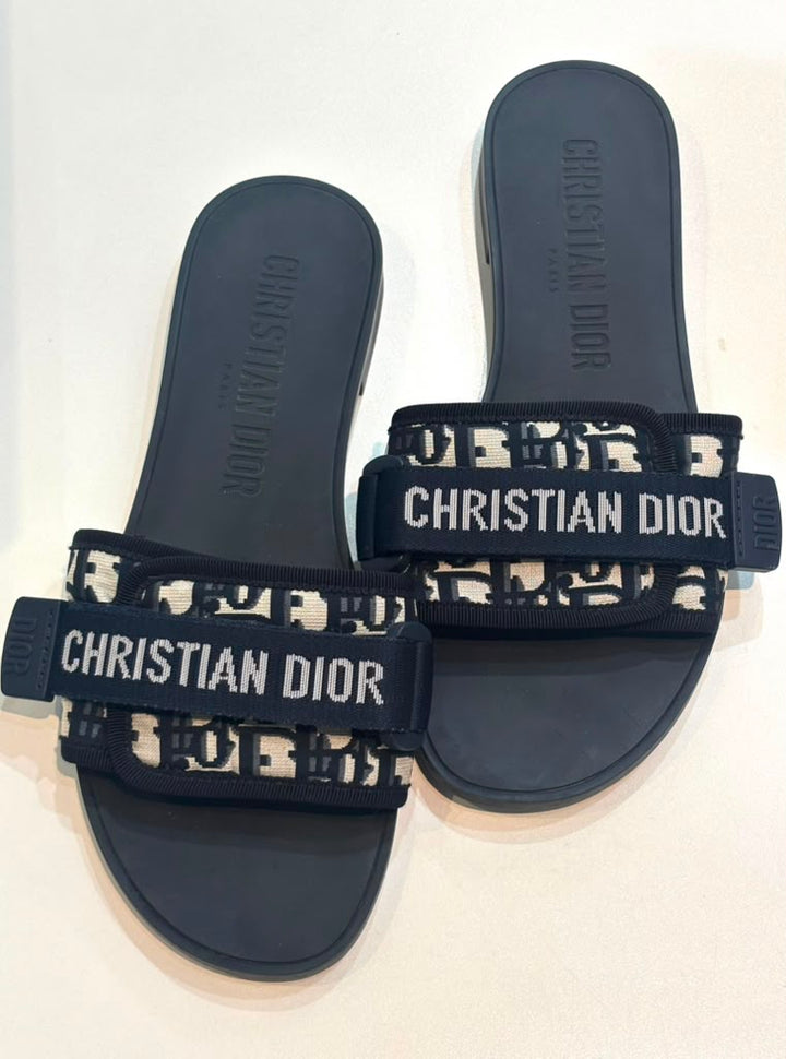 CHRISTIAN DIOR DIO(R)EVOLUTION DIOR OBLIQUE MULES