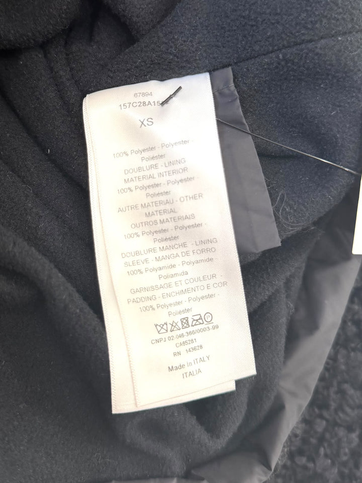 CHRISTIAN DIOR HALF-ZIP DIOR DIOR TEDDY FLEECE JACKET