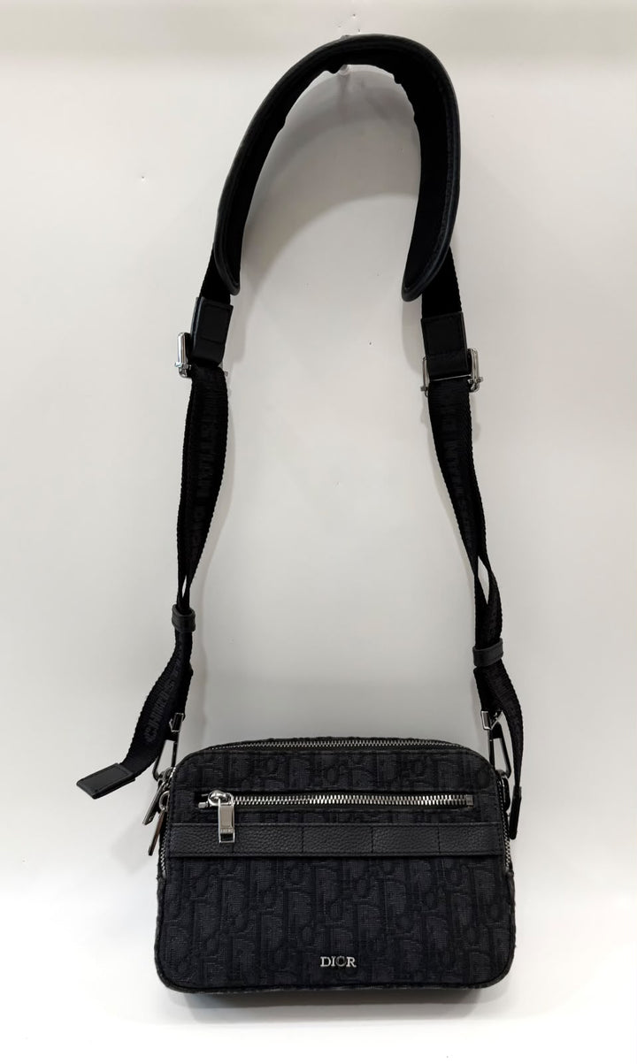 CHRISTIAN DIOR HOMME OBLIQUE SAFARI MESSENGER BAG