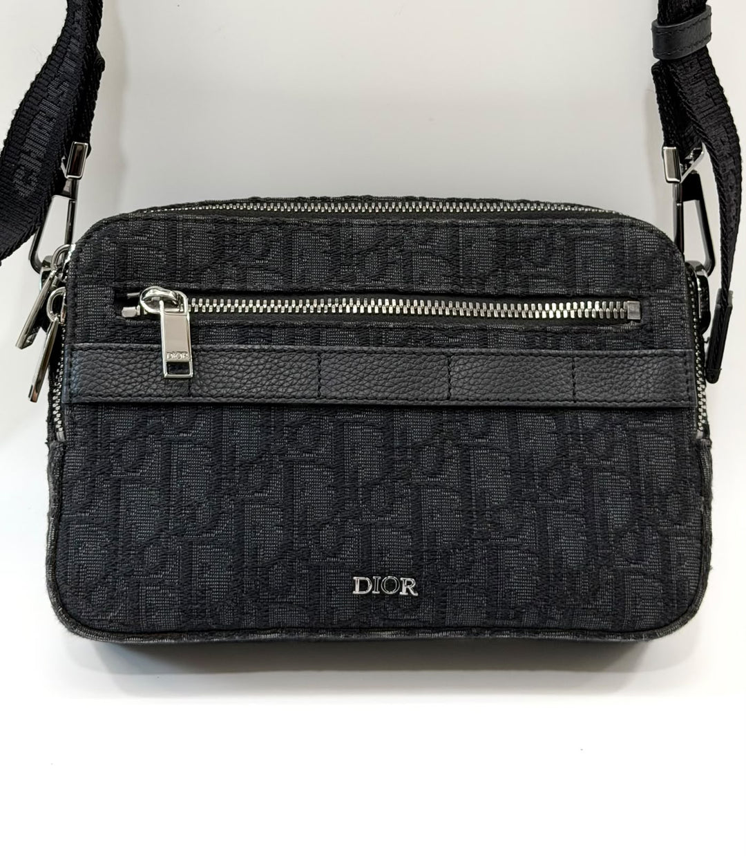 CHRISTIAN DIOR HOMME OBLIQUE SAFARI MESSENGER BAG