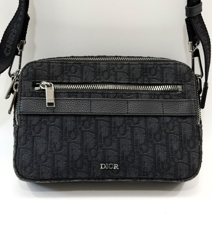 CHRISTIAN DIOR HOMME OBLIQUE SAFARI MESSENGER BAG