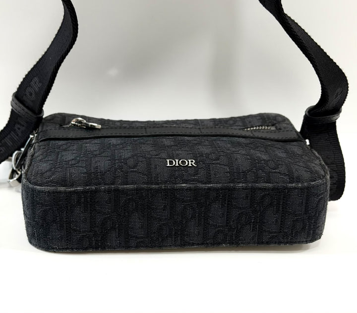 CHRISTIAN DIOR HOMME OBLIQUE SAFARI MESSENGER BAG