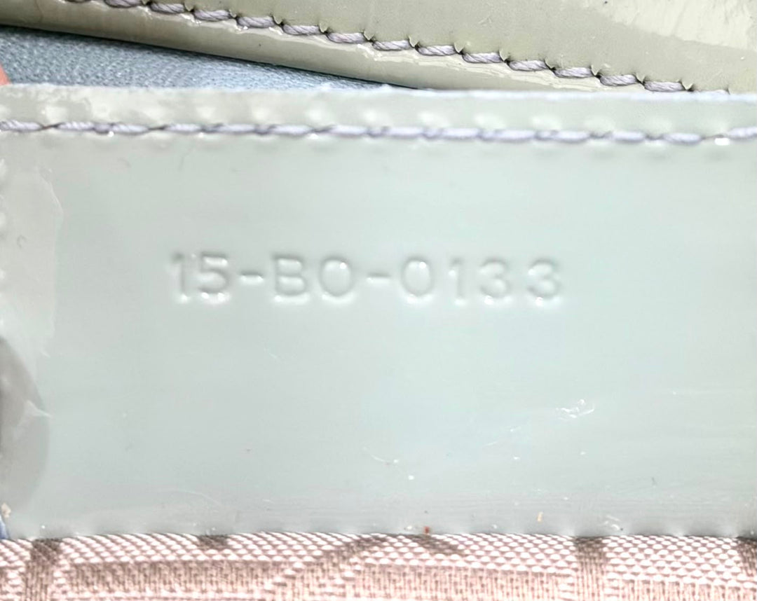 DIOR LADY DIOR  CANNAGE LARGE PATENT CALF LEATHER TOTE BAG
