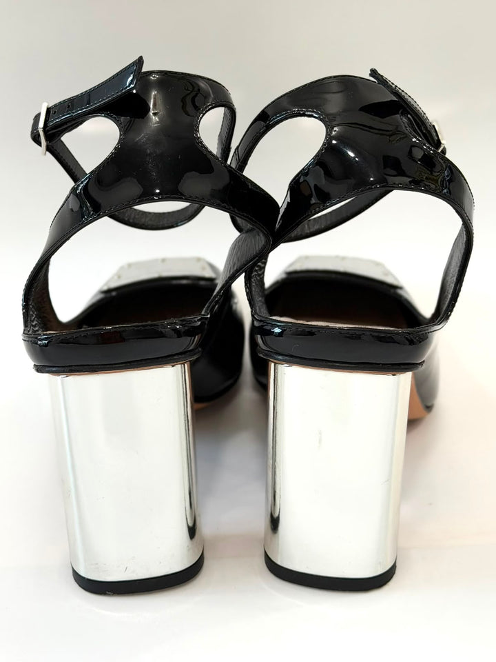 DIOR LA PARISIENNE PATENT CALF LEATHER PUMPS