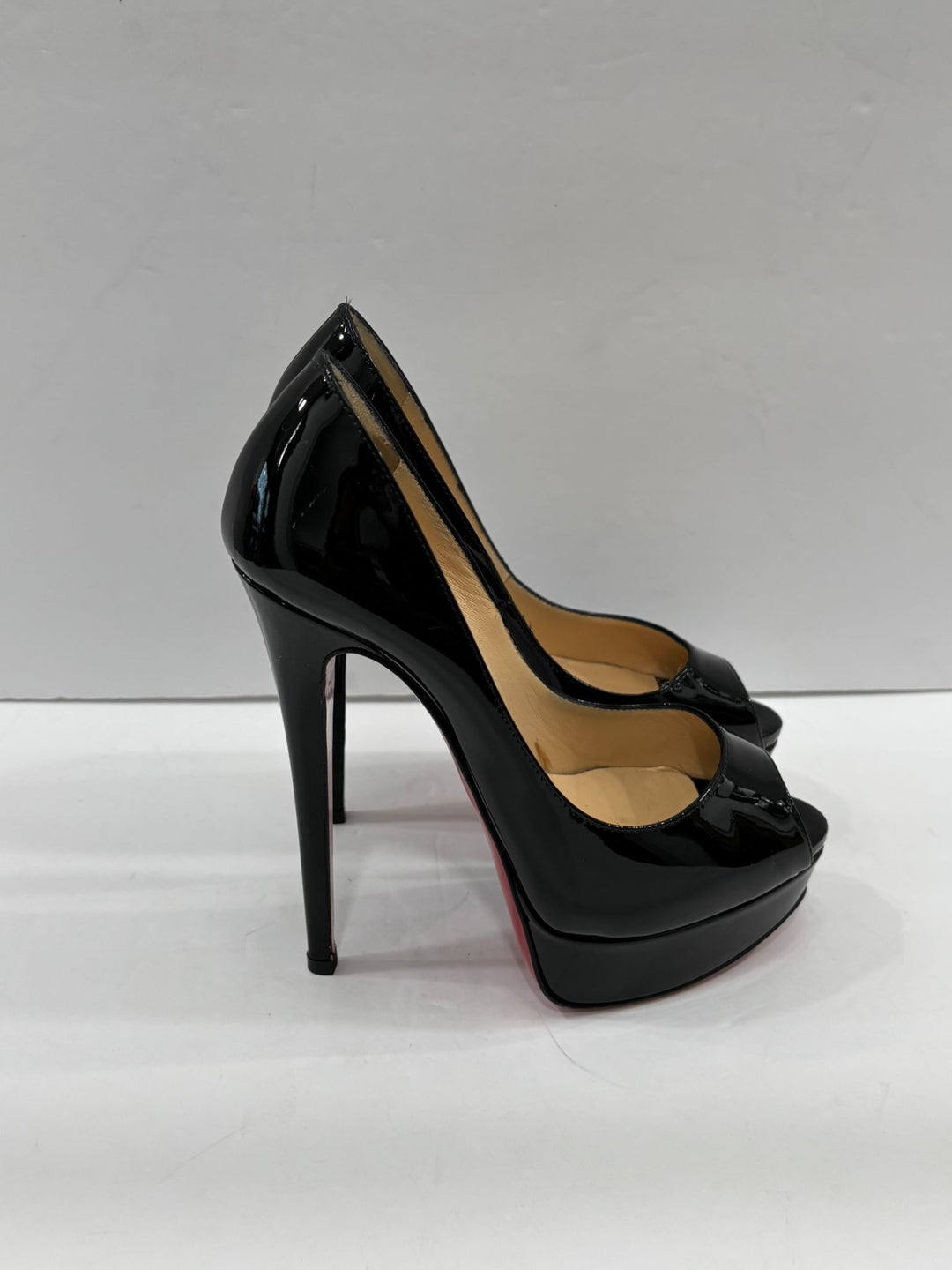 CHRISTIAN LOUBOUTIN 140MM LADY PEEP PUMPS